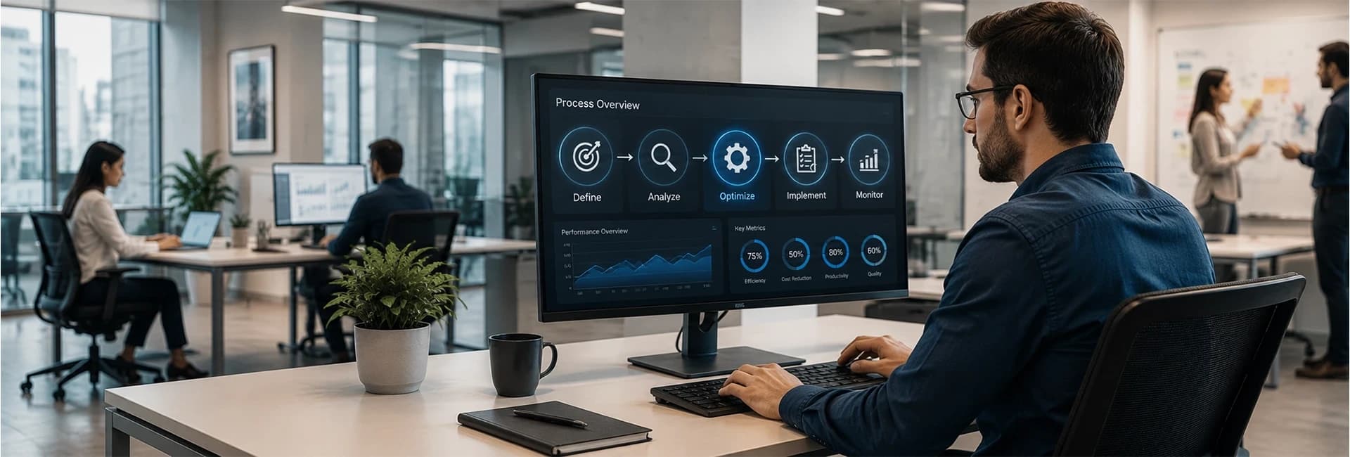 How process optimization improves business performance: Methods, benefits & implementation strategies