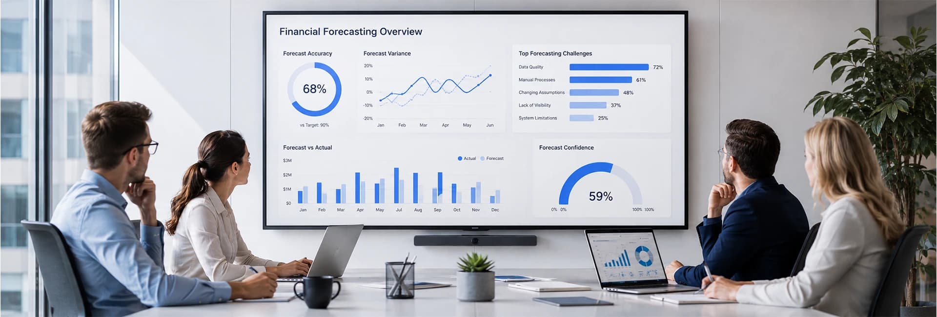 Why financial forecasting still is a challenge for finance teams and how to fix it