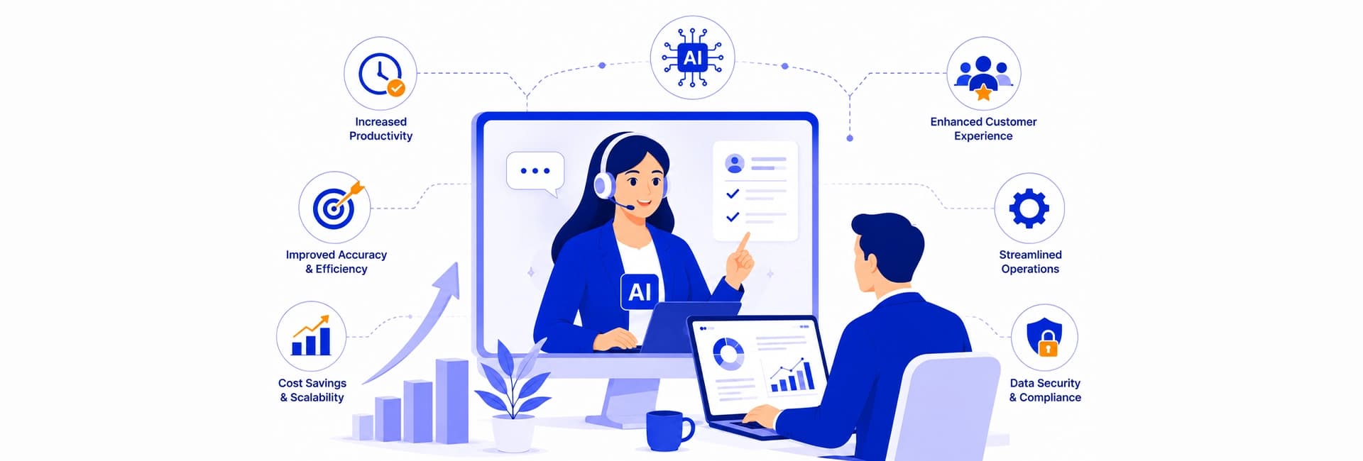 Importance of AI-powered virtual assistants for businesses in today's era